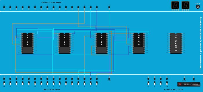 BCD to excess-3 converter