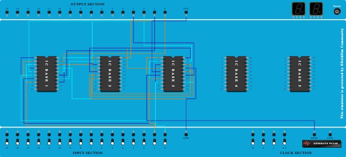 4 bit downcounter-Exp 7