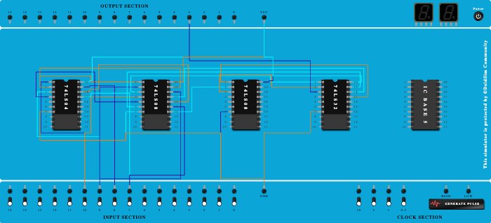 2 Bit Comparator (A<B)