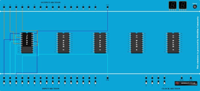 Binary To Gray Code Converter