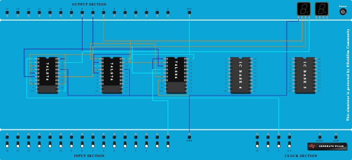 Asynchronous up-down counter