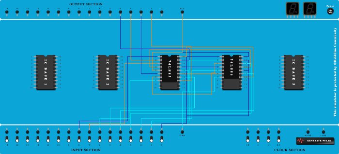 bcd mode control subtractor