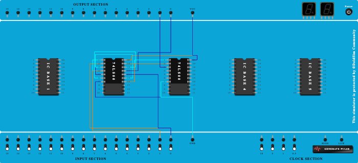 Half Subtractor (NAND)