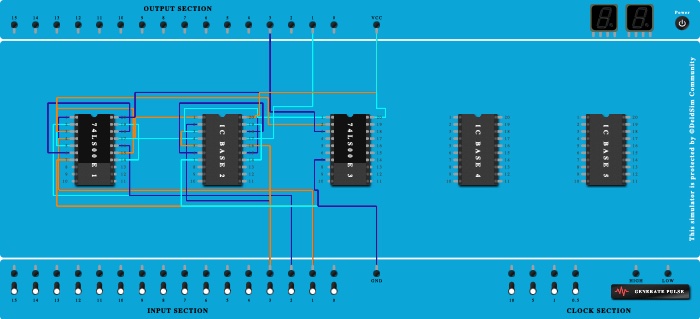 FULL ADDER USING NAND GATES - Copy