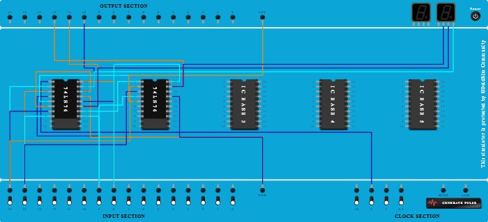 3 bit asynchronous down counter - Copy