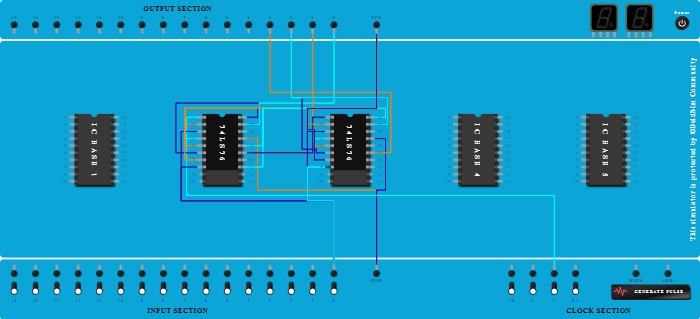 4 bit up counter