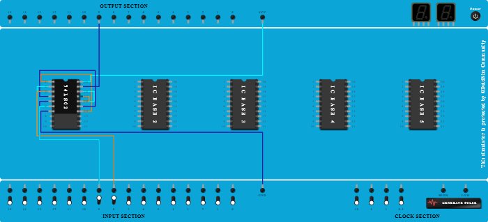Nand gate using nor gate!