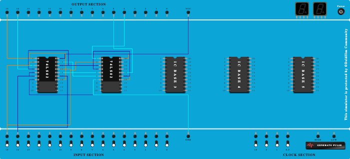 half subtractor using nor
