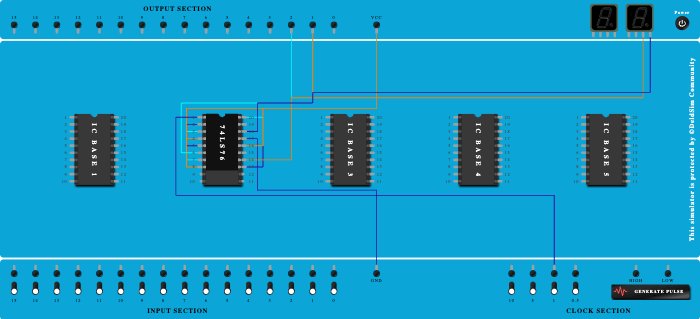 2-bit Asynchronous UP Counter - Copy