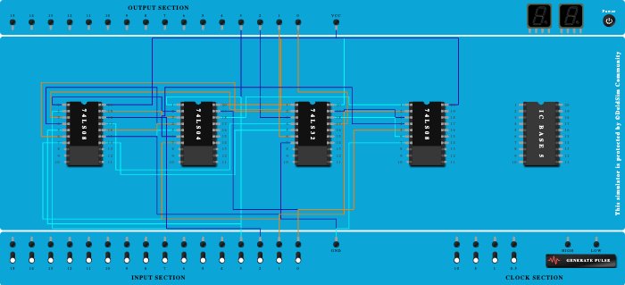Binary to gray (4 bit)- Utkarsh Rai
