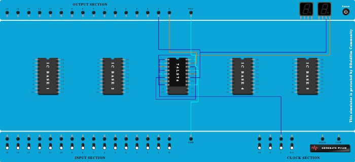 2 bit async down counter