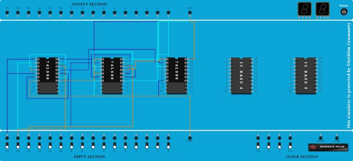 full subtractor using universal gates(nand) 