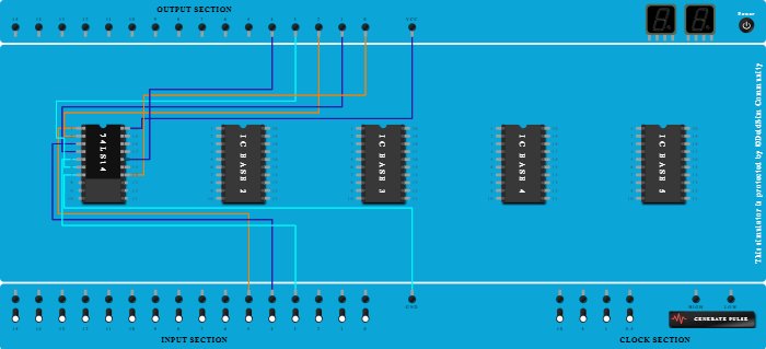 Hex Inverters with Open-Collector Outputs
