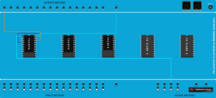 Asynchronous mod 10 up counter(Aachal)