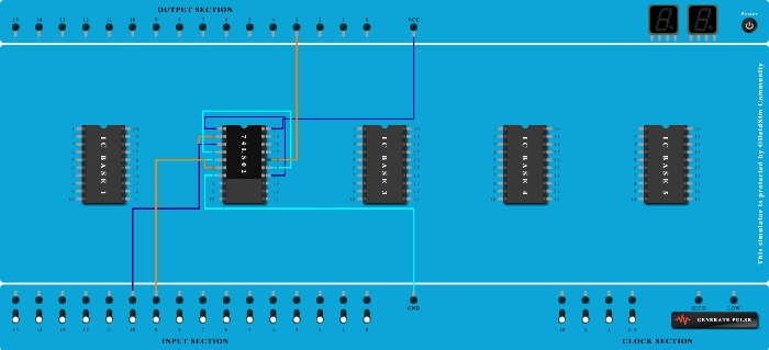 AND gate using NOR Gate done