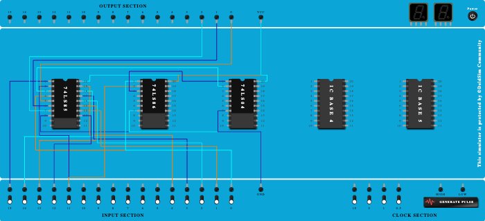 5 bit comparator exp 3