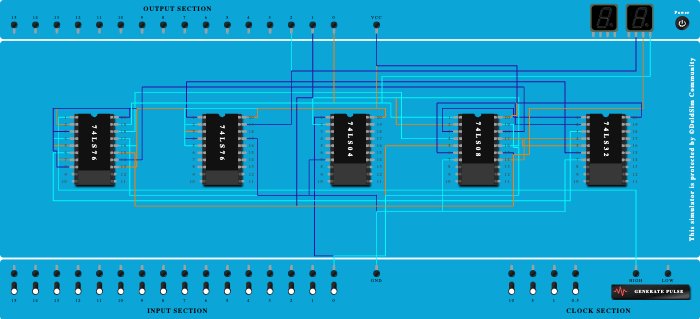 3 bit- asynchronous up/Down Flip Flop