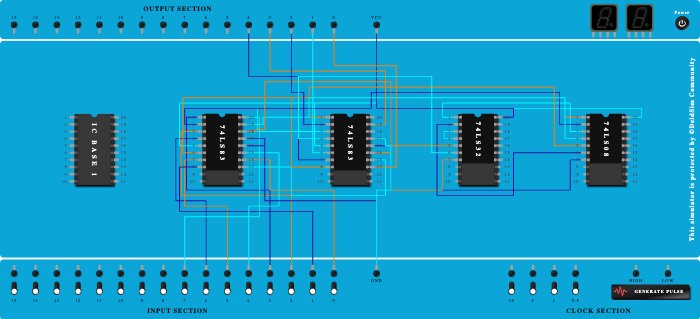 bcd one bit adder