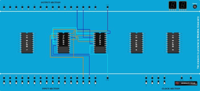 Half Adder Using NAND gates new - Copy