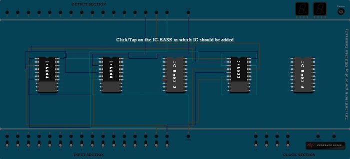 1 bit comparator