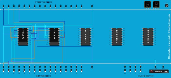 asynchronous 4bitdowncounter