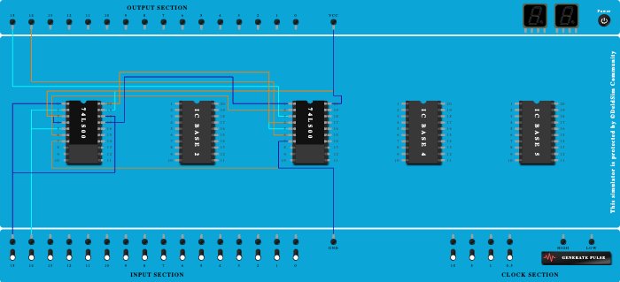 Build a NAND gate using NAND gate