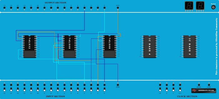 half adder circuit