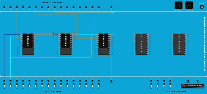 half subtractor using basic gate