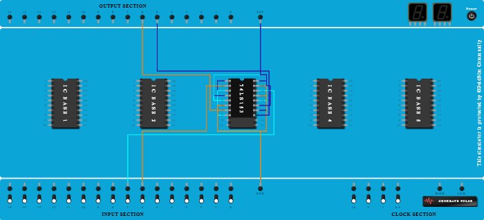 Half subtractor using mux