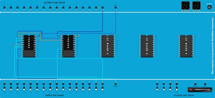 AND GATE USING NOR GATES