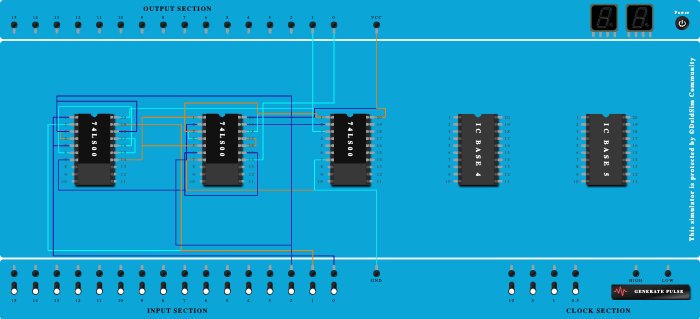 full adder using universal gate 