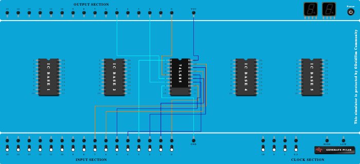 4 BIT COMPARATER