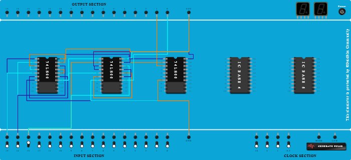 Full adder using universal