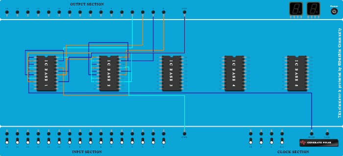 4 bit asynchronous Up counter - Copy