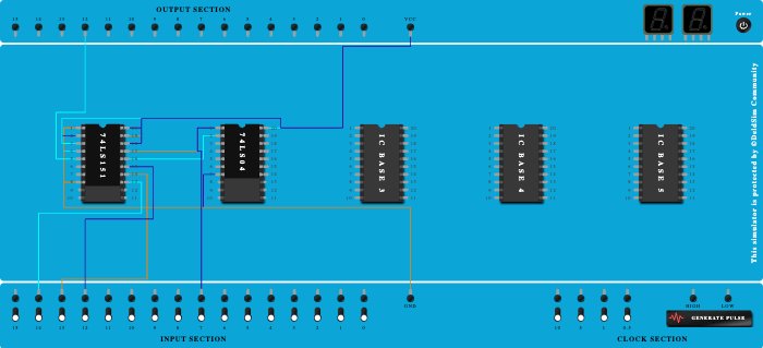 mux using mev 74151 - Copy