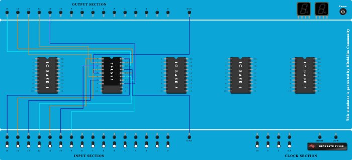 BCD adder using IC7483 ( with result 0 to 9)