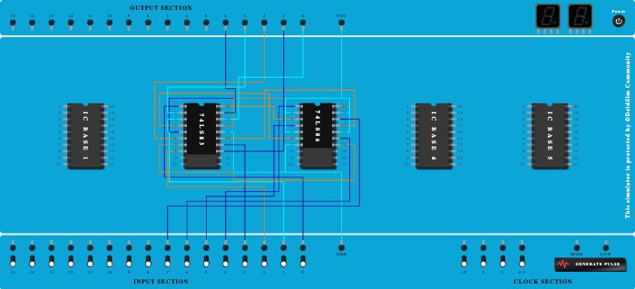 4BIT PARALLEL SUBTRACTOR