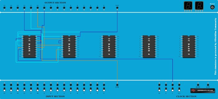 realization of Mod-N counter using IC 7490