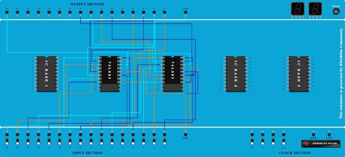 8 bit binary adder