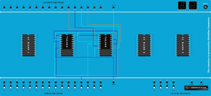 1 of 4 decoder circuit