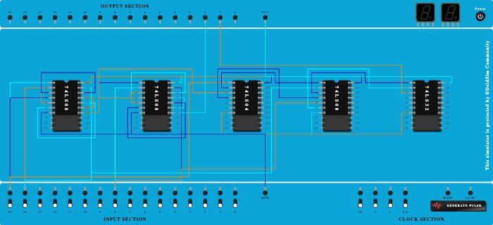 Experiment 4 To perform logic of Full Subtractor on kit
