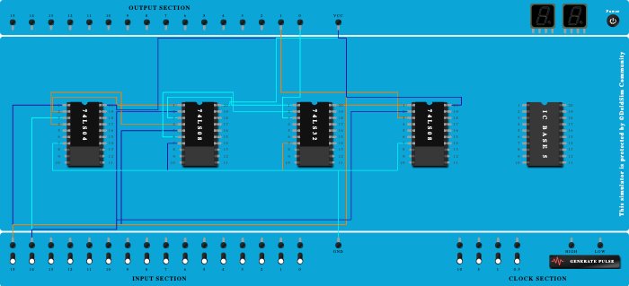 half adder using basic gates