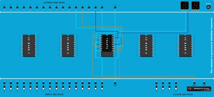 2 Bit Asynchronous Up Counter