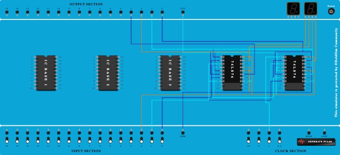 4-bit Asynchronous counter