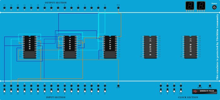 full subtractor using universal gates(nand) - Copy