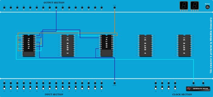 3 bit Synchronous Up/Down Counter using JK-Flip Flop - Copy - Copy - Copy