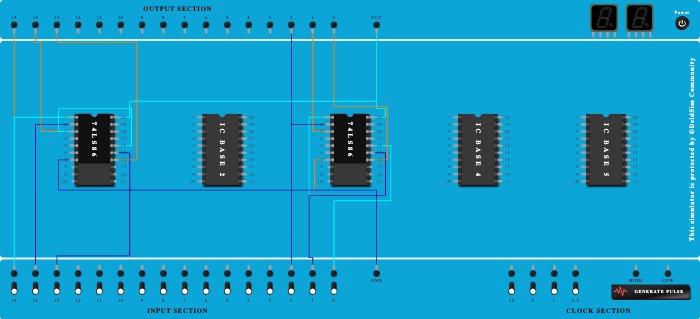 XOR gate 3 input(G to B and B to G) - Copy