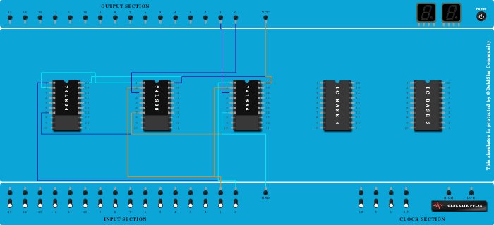half subtractor