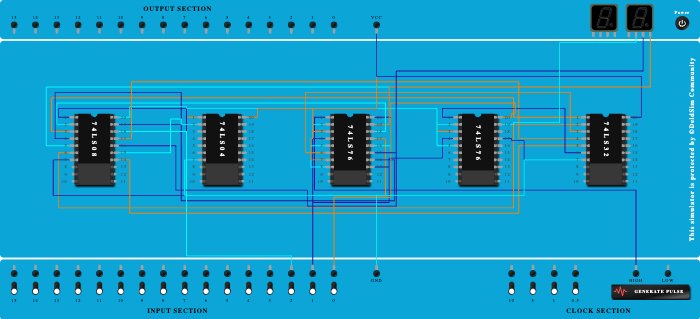 3-bit Asynchronous UP/DOWN counter