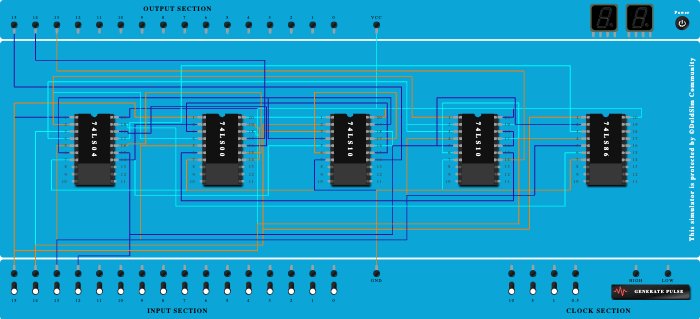 2 Bit Comparator using Some NAND's and Stuff